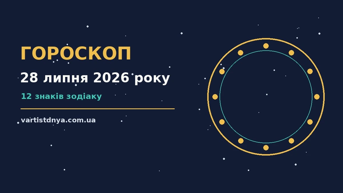 Щоденний гороскоп на 28 липня 2026 року, чашка кави та записник