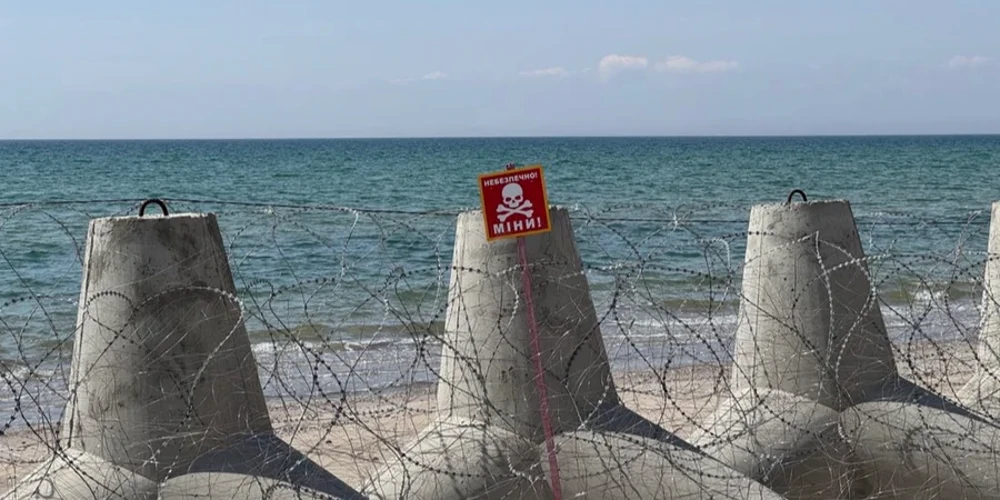 Вибух вибухонебезпечного предмета в акваторії Чорного моря біля села Коблеве (фото: Суспільне Миколаїв / Олександр Гордієнко)