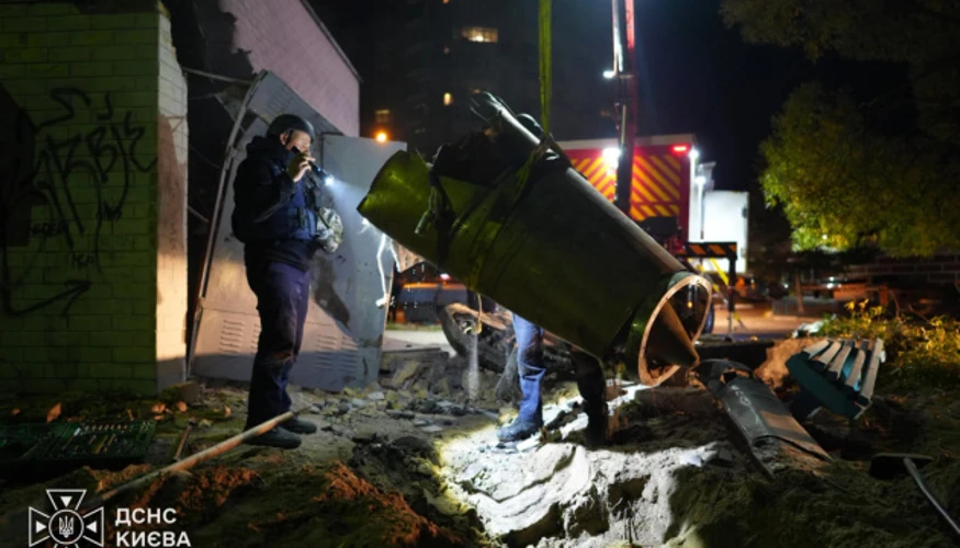 Хронологія вилучення бойової частини ракети в Оболонському районі Києва
