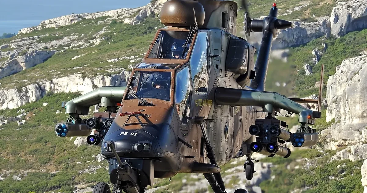 Військовий ударний гелікоптер Eurocopter Tiger виробництва Airbus